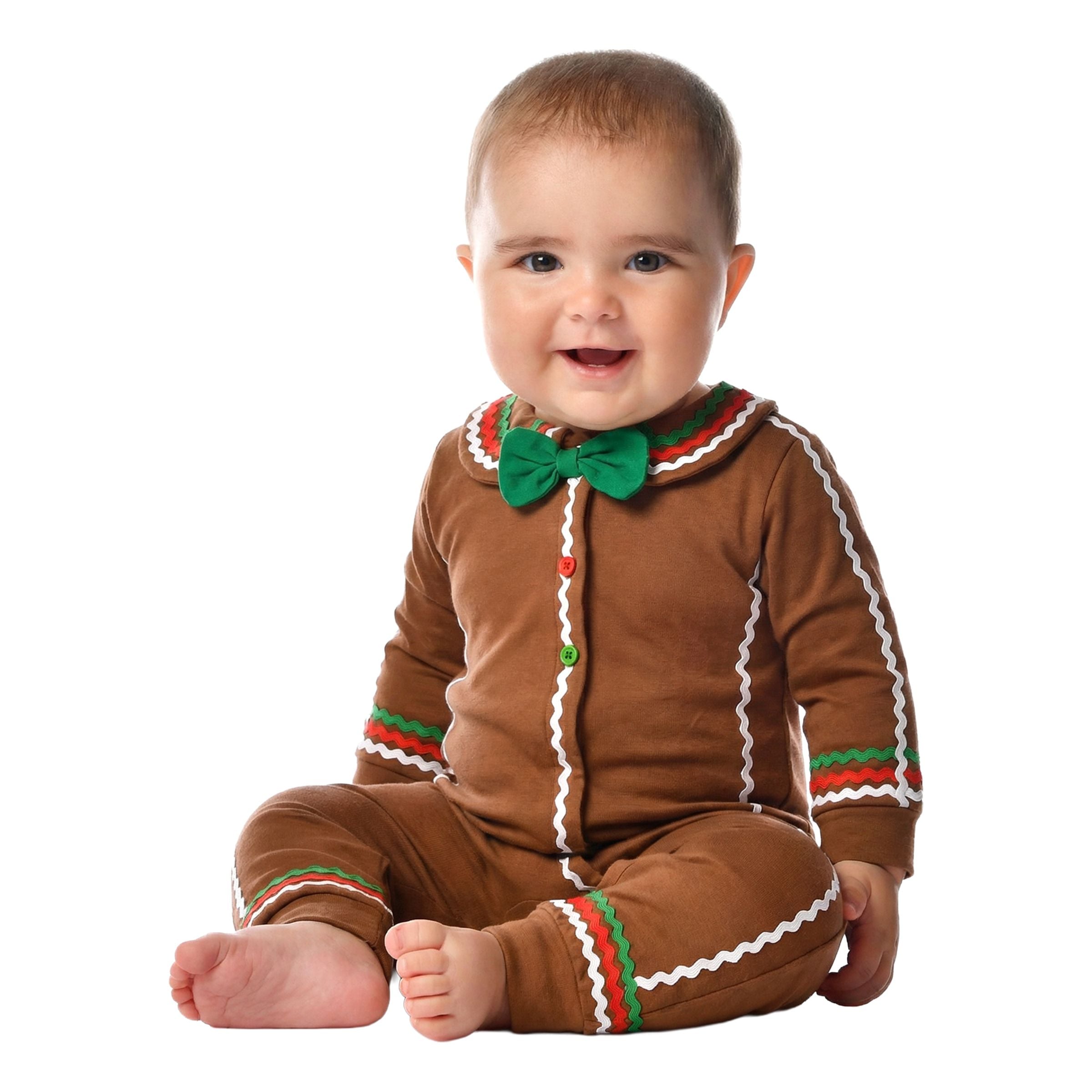 Bild föreställande produkten Pepparkaksgubbe Bebis Maskeraddräkt – One size