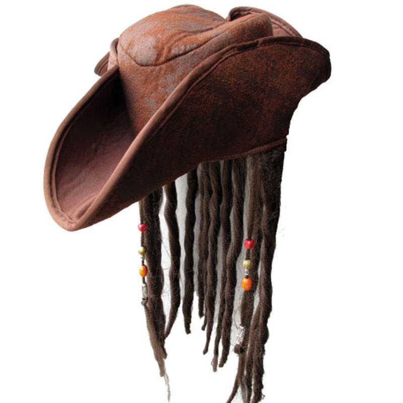 Bild föreställande produkten Pirathatt med Peruk