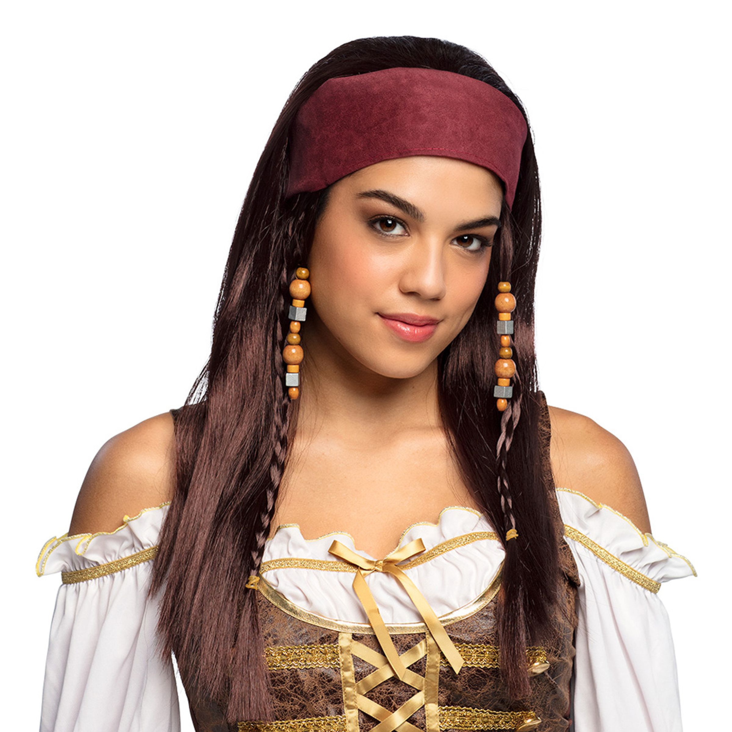 Bild föreställande produkten Piratperuk med Bandana – One sze