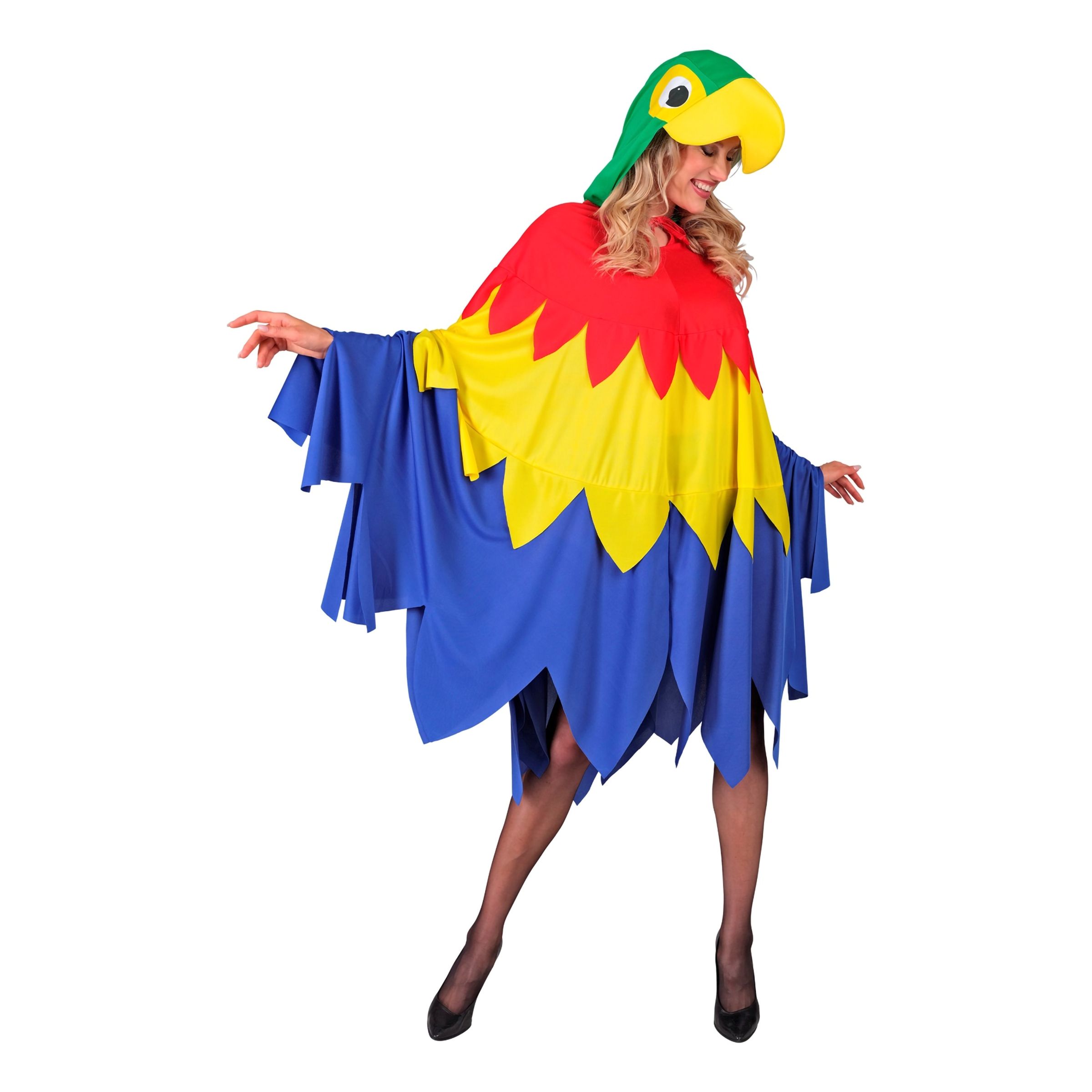 Bild föreställande produkten Poncho Papegoja – One size