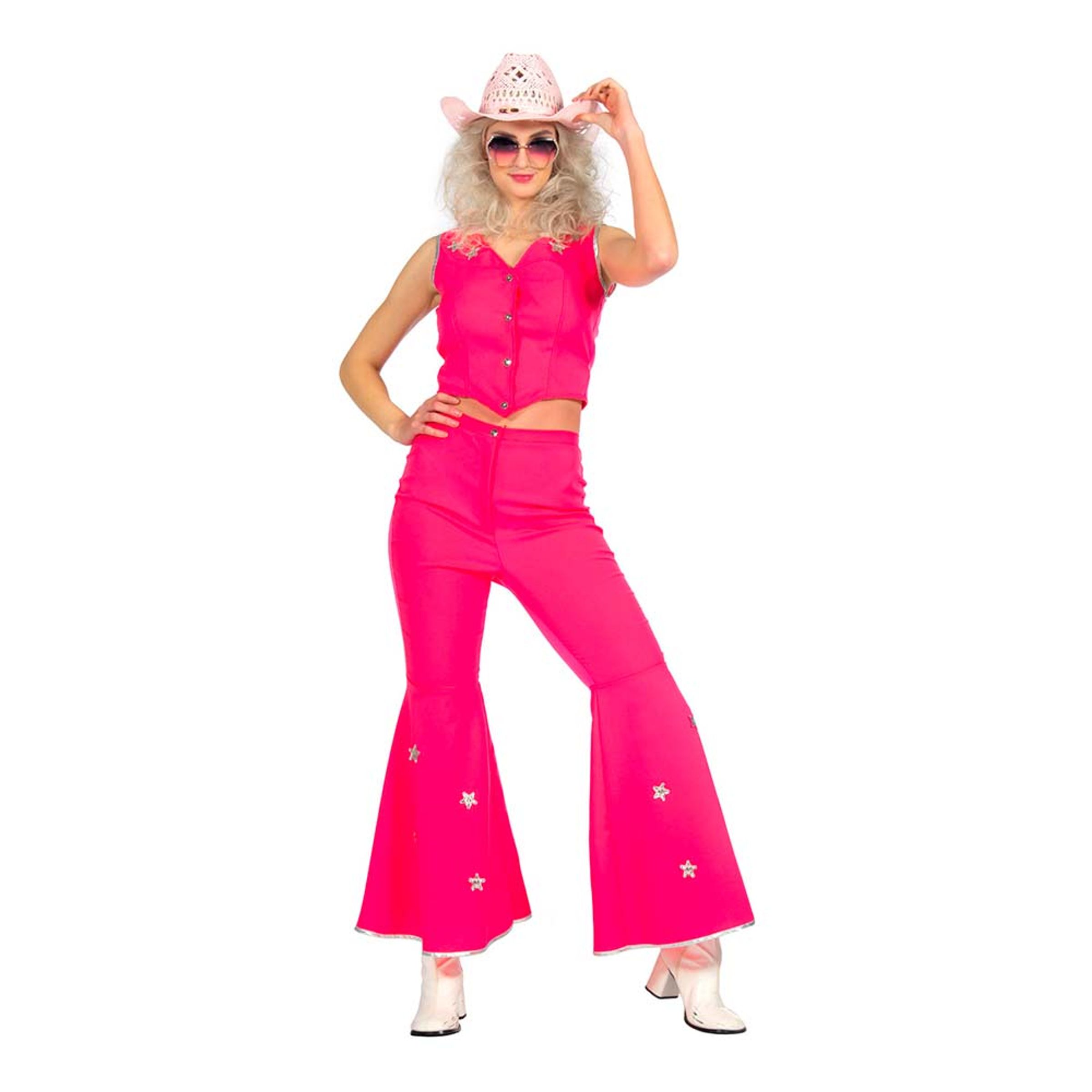 Bild föreställande produkten Rosa Western Festival Maskeraddräkt – 36