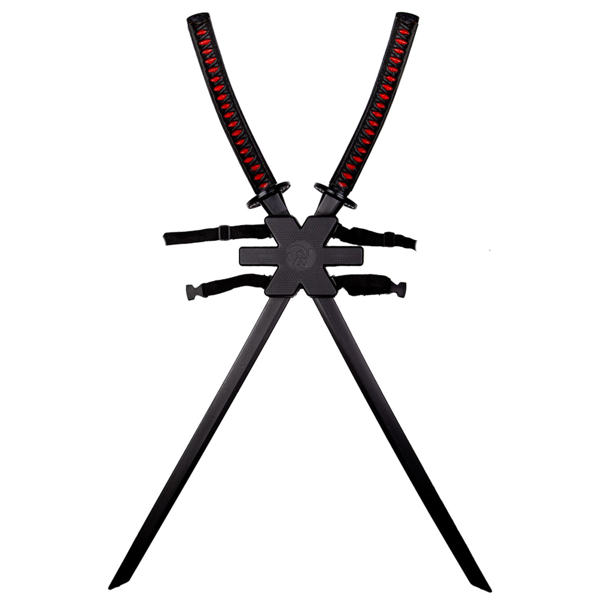 Bild föreställande produkten Ryggsäck med Dubbla Ninjasvärd Set