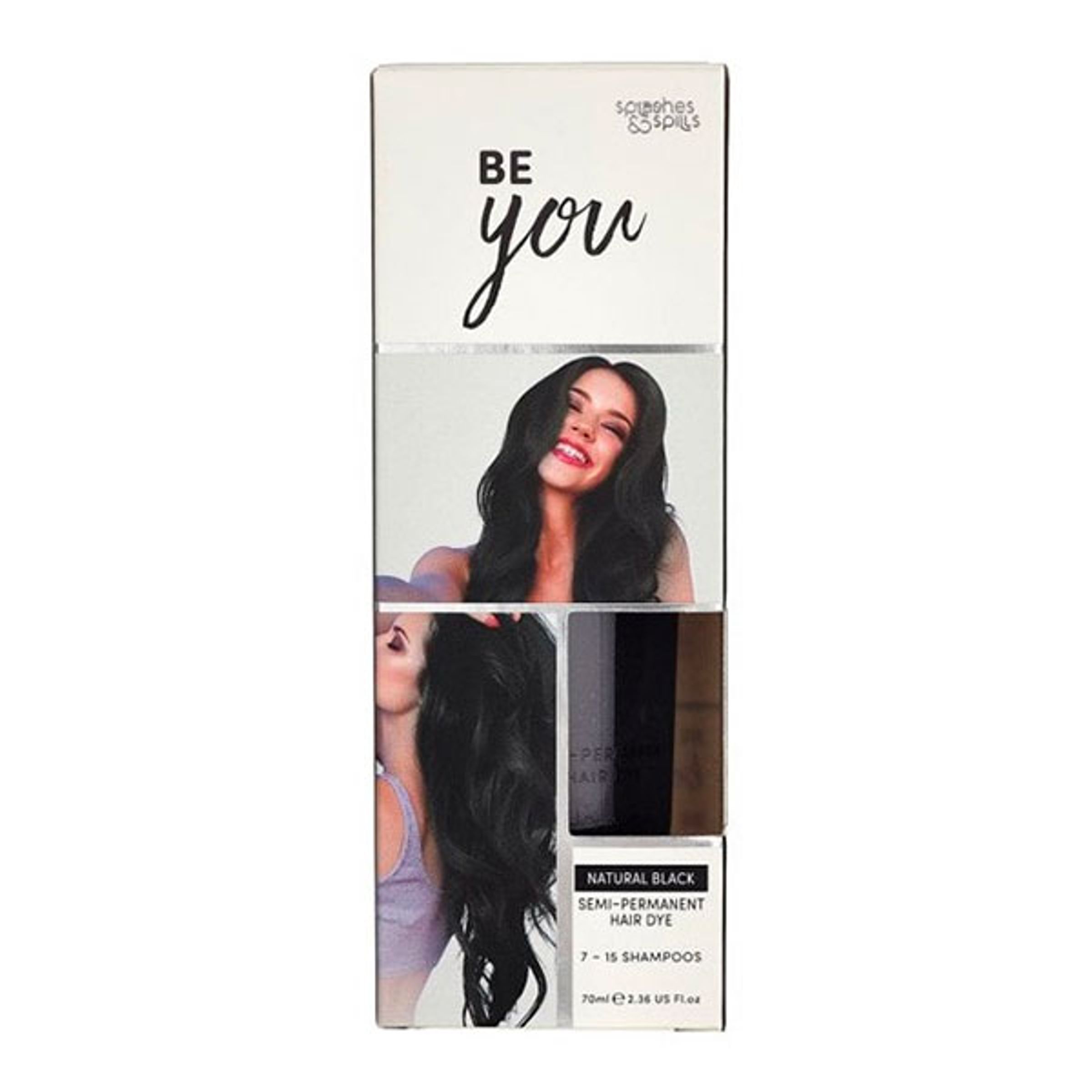 Bild föreställande produkten S&S Semi Permanent Hårfärg – Natural Black