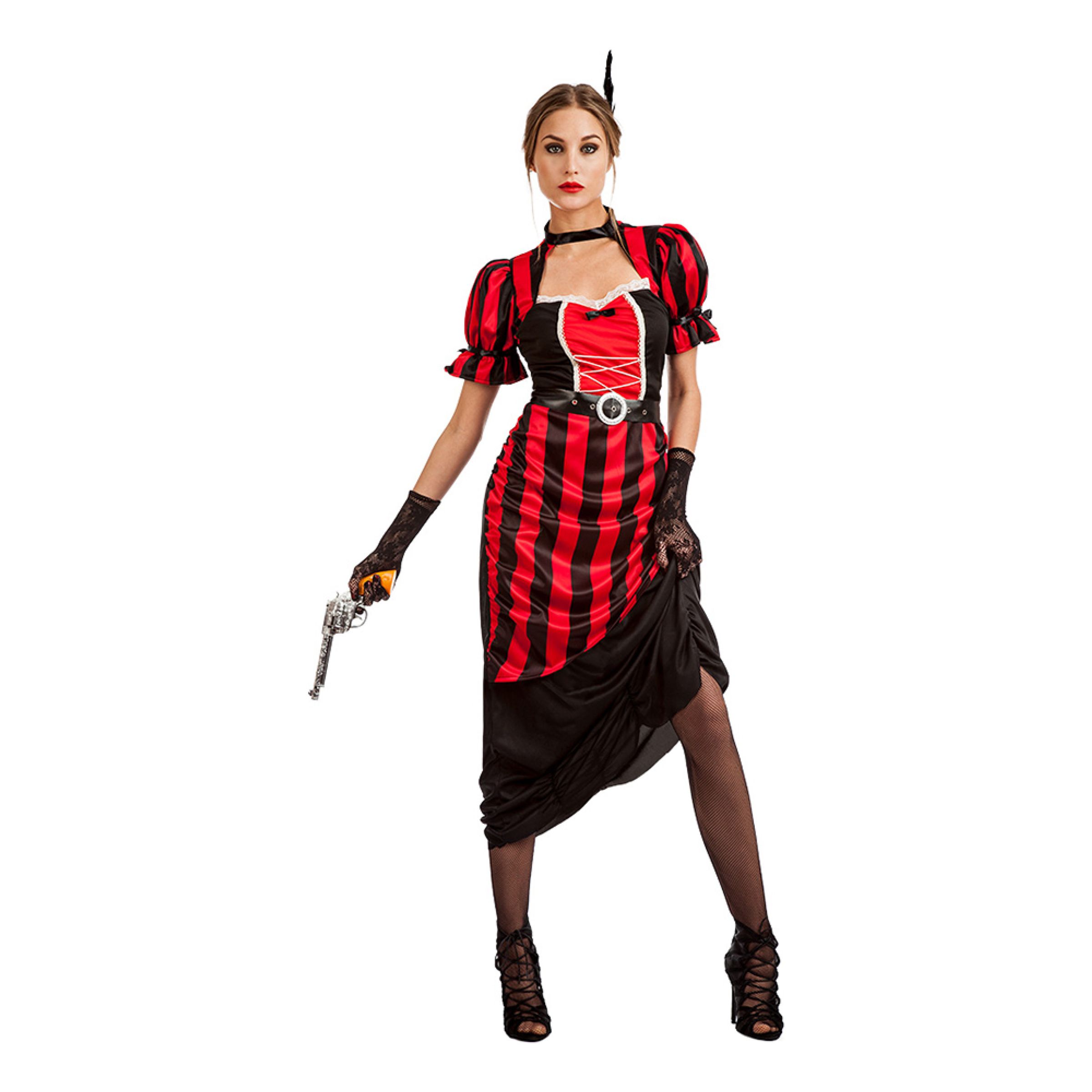 Bild föreställande produkten Saloon Girl Maskeraddräkt – Medium/Large