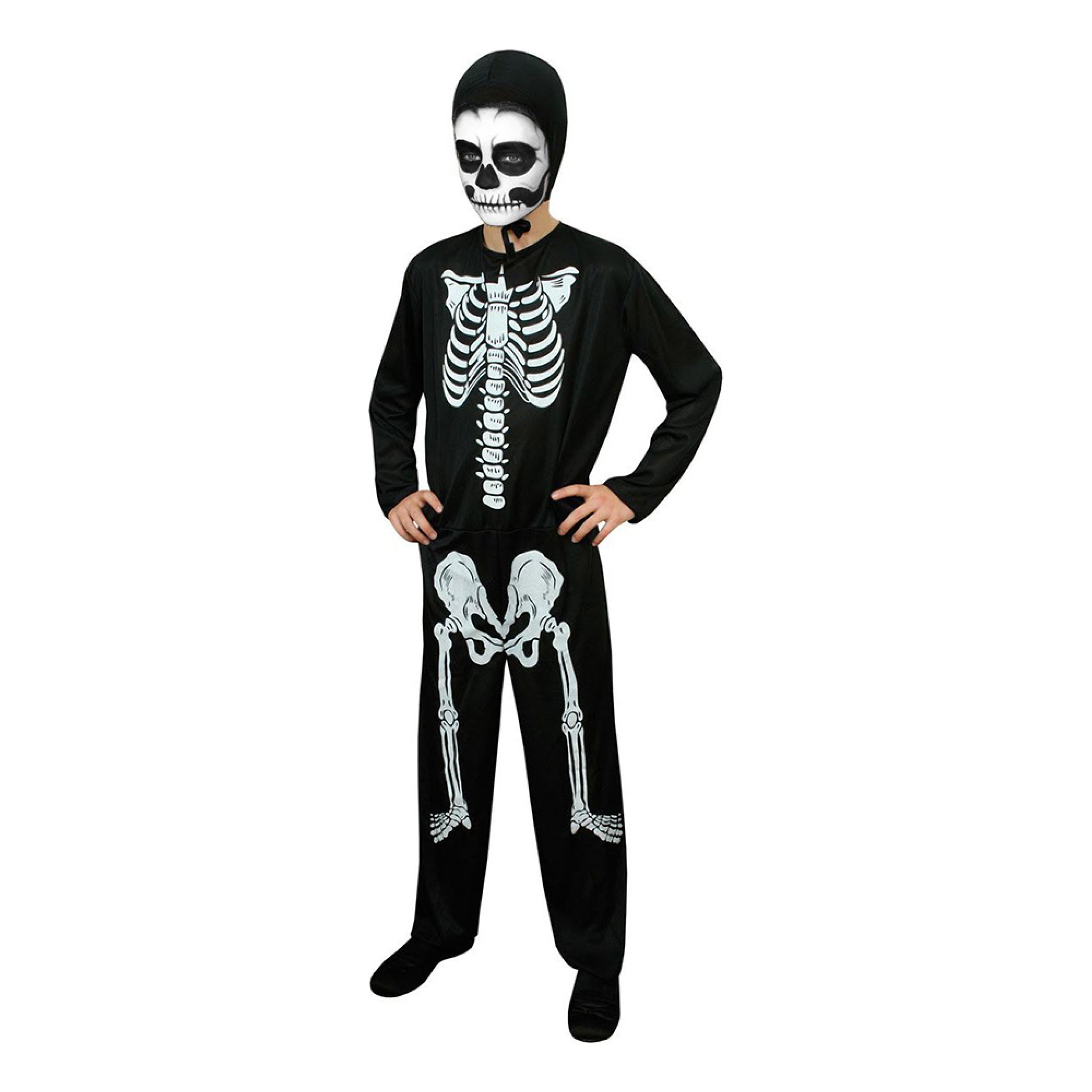 Bild föreställande produkten Skelett Barn Maskeraddräkt – X-Large