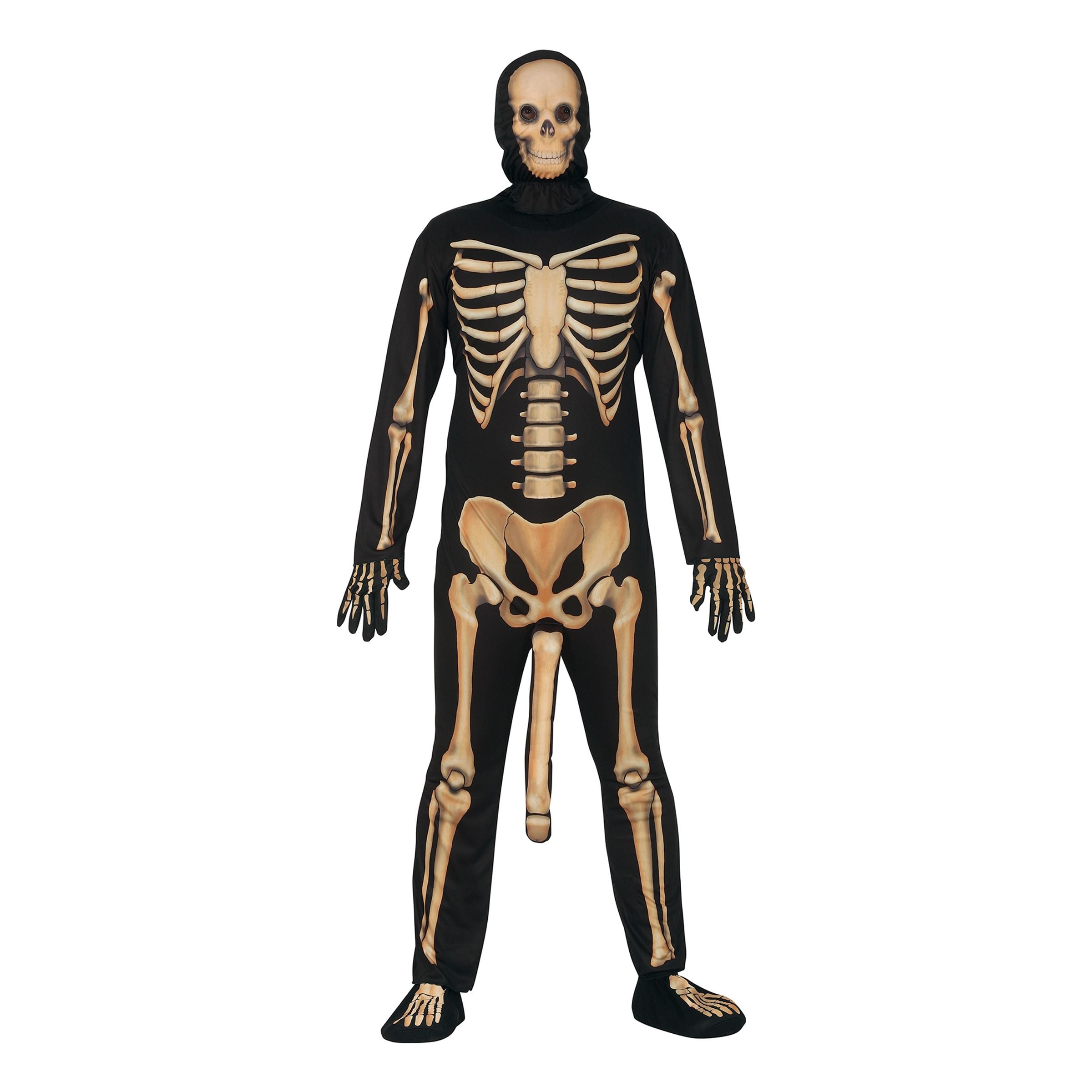 Bild föreställande produkten Skelett med Penis Maskeraddräkt – Large