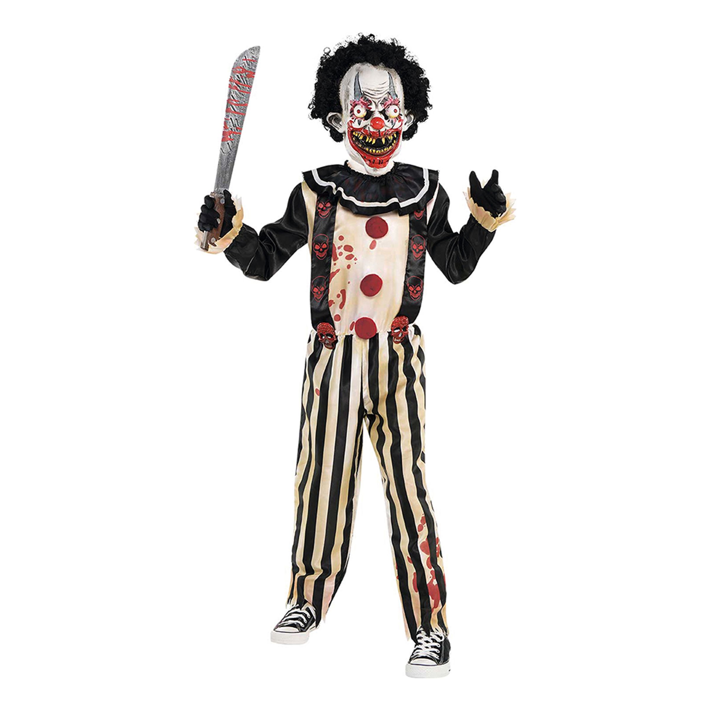 Bild föreställande produkten Slasher Clown Barn Maskeraddräkt – X-Large