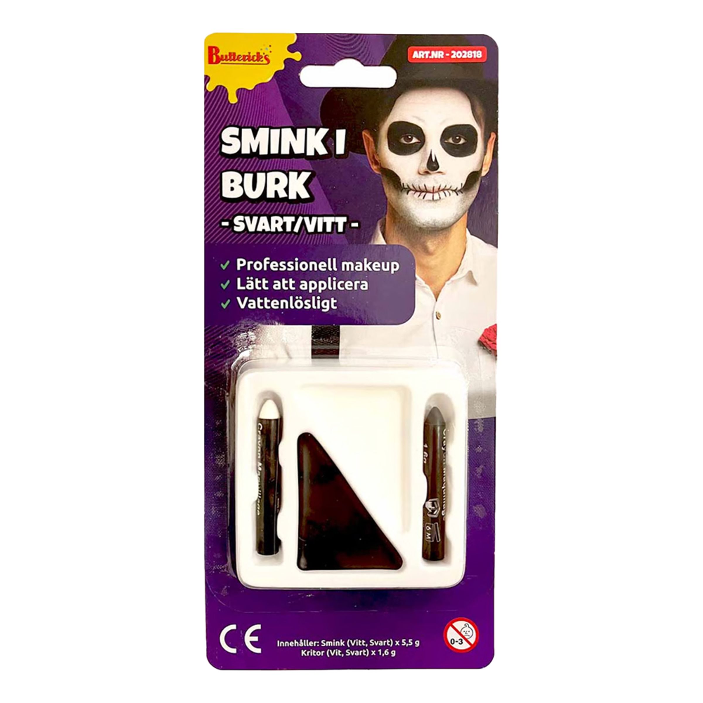 Bild föreställande produkten Sminkset Svart/Vitt