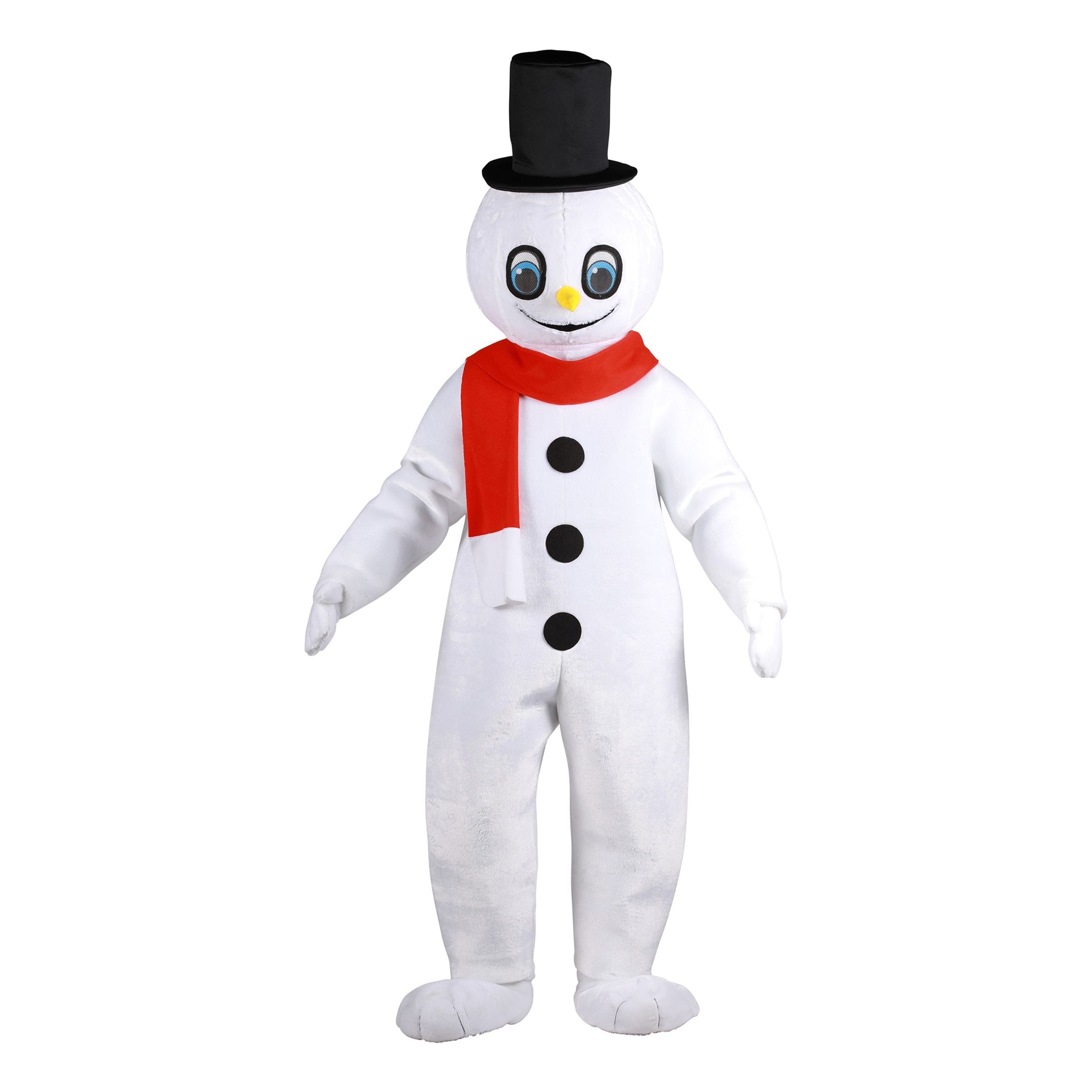 Bild föreställande produkten Snögubbe Maskot Deluxe Maskeraddräkt – One size