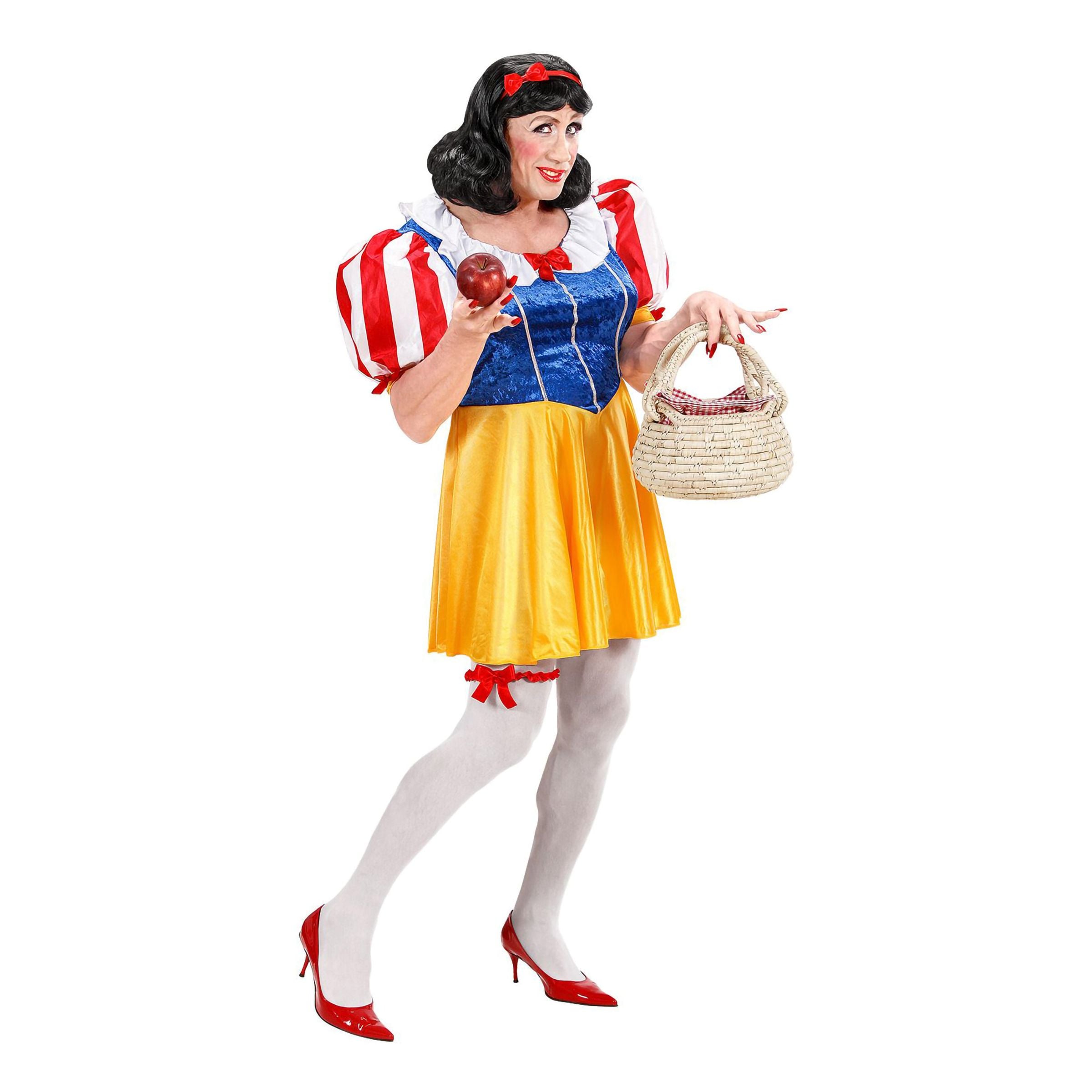 Bild föreställande produkten Snövit Dragqueen Maskeraddräkt – One size