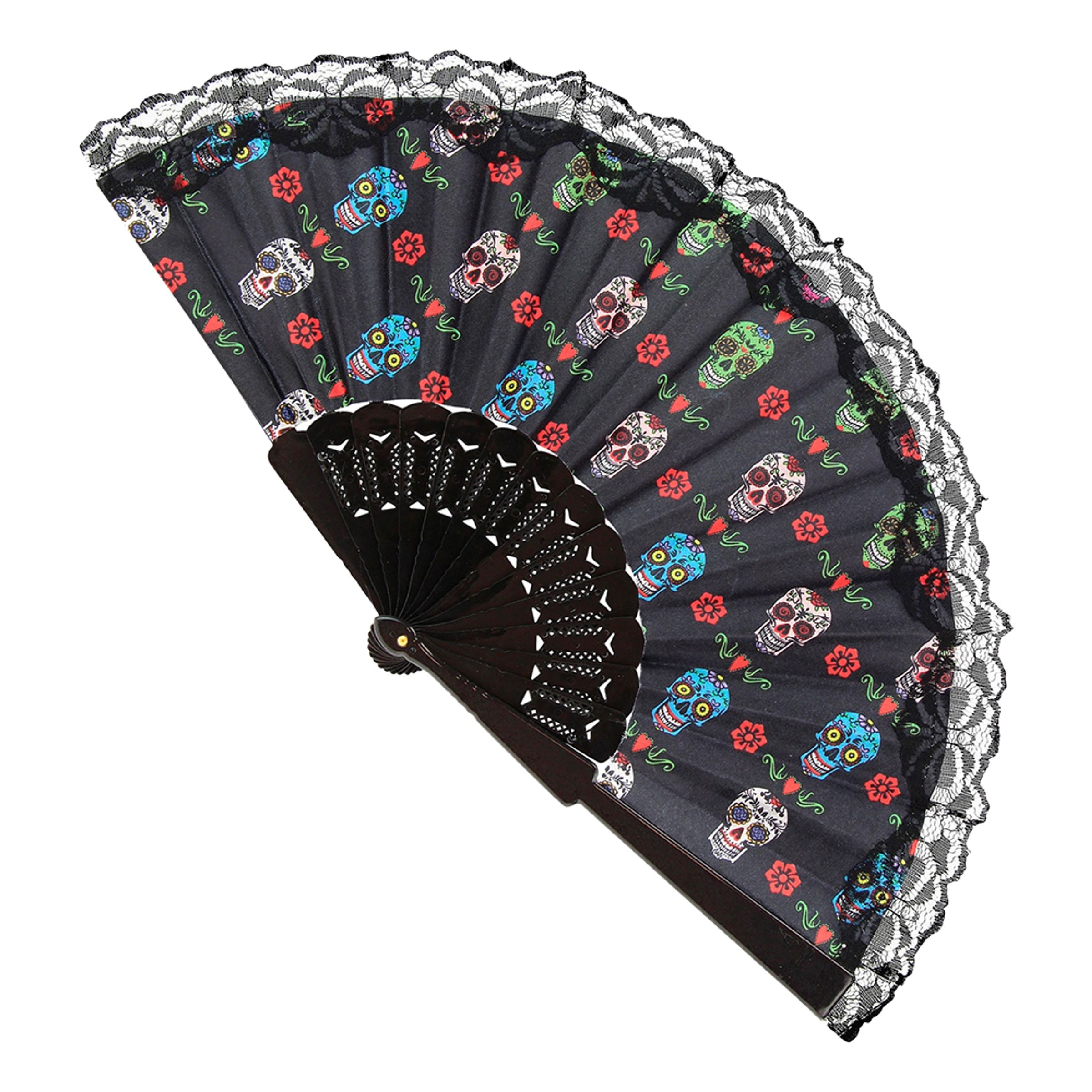 Bild föreställande produkten Solfjäder med Dödskallar