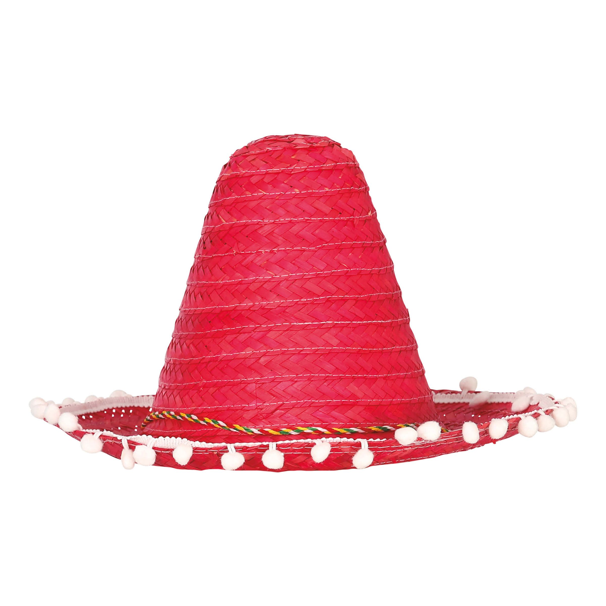Bild föreställande produkten Sombrero Liten Röd – One size
