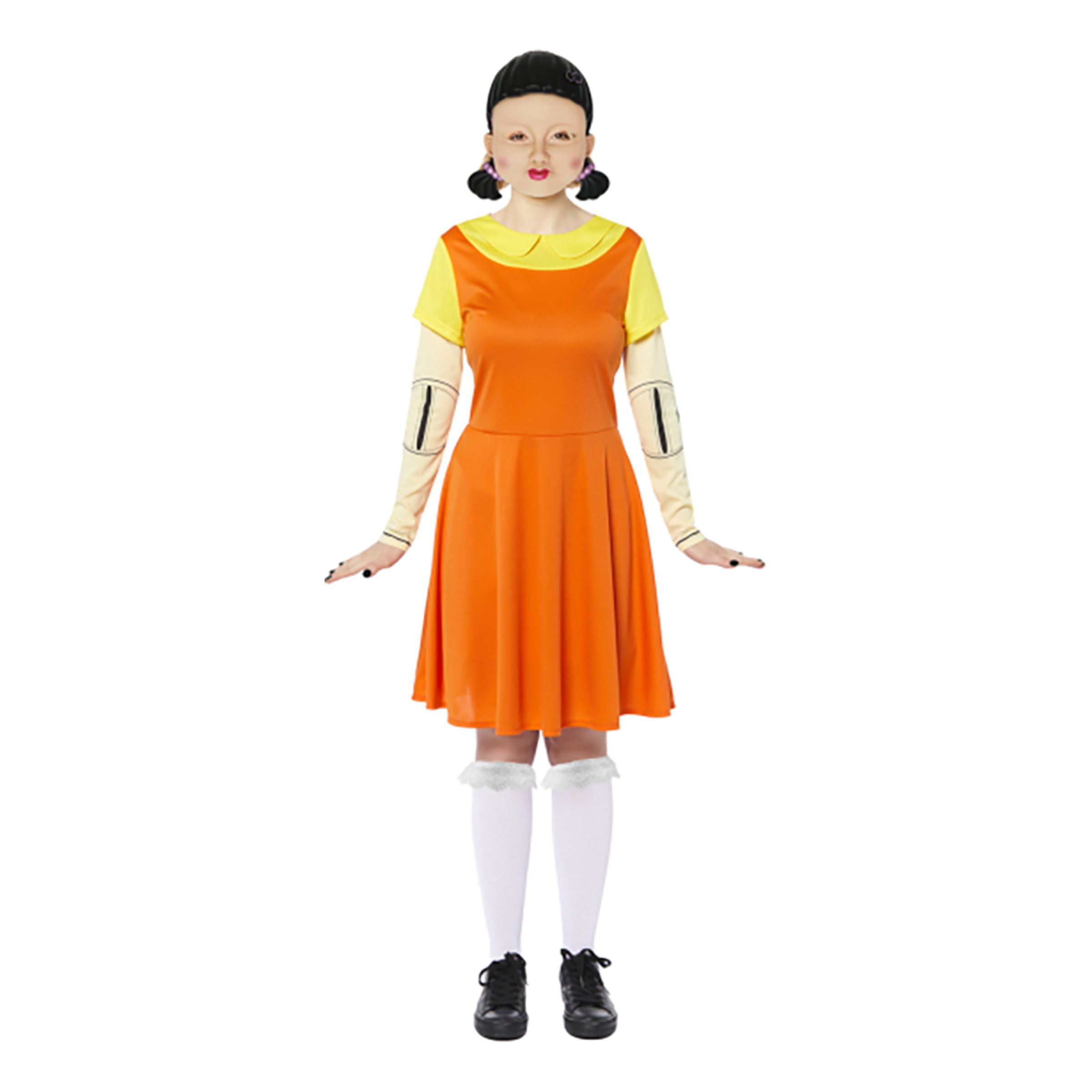 Bild föreställande produkten Squid Game Docka Deluxe Maskeraddräkt – Small