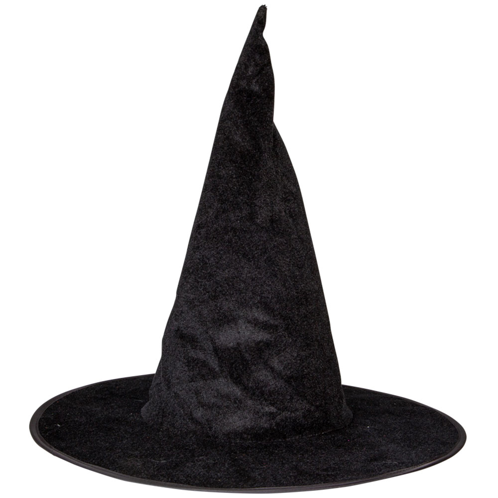 Bild föreställande produkten Svart Häxhatt Sammet