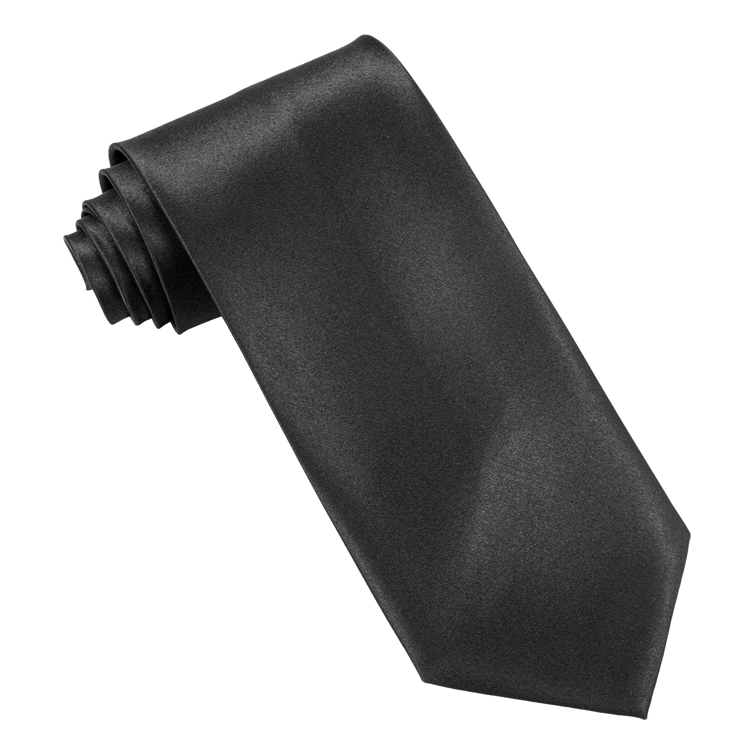 Bild föreställande produkten Svart Satin Slips – Regular