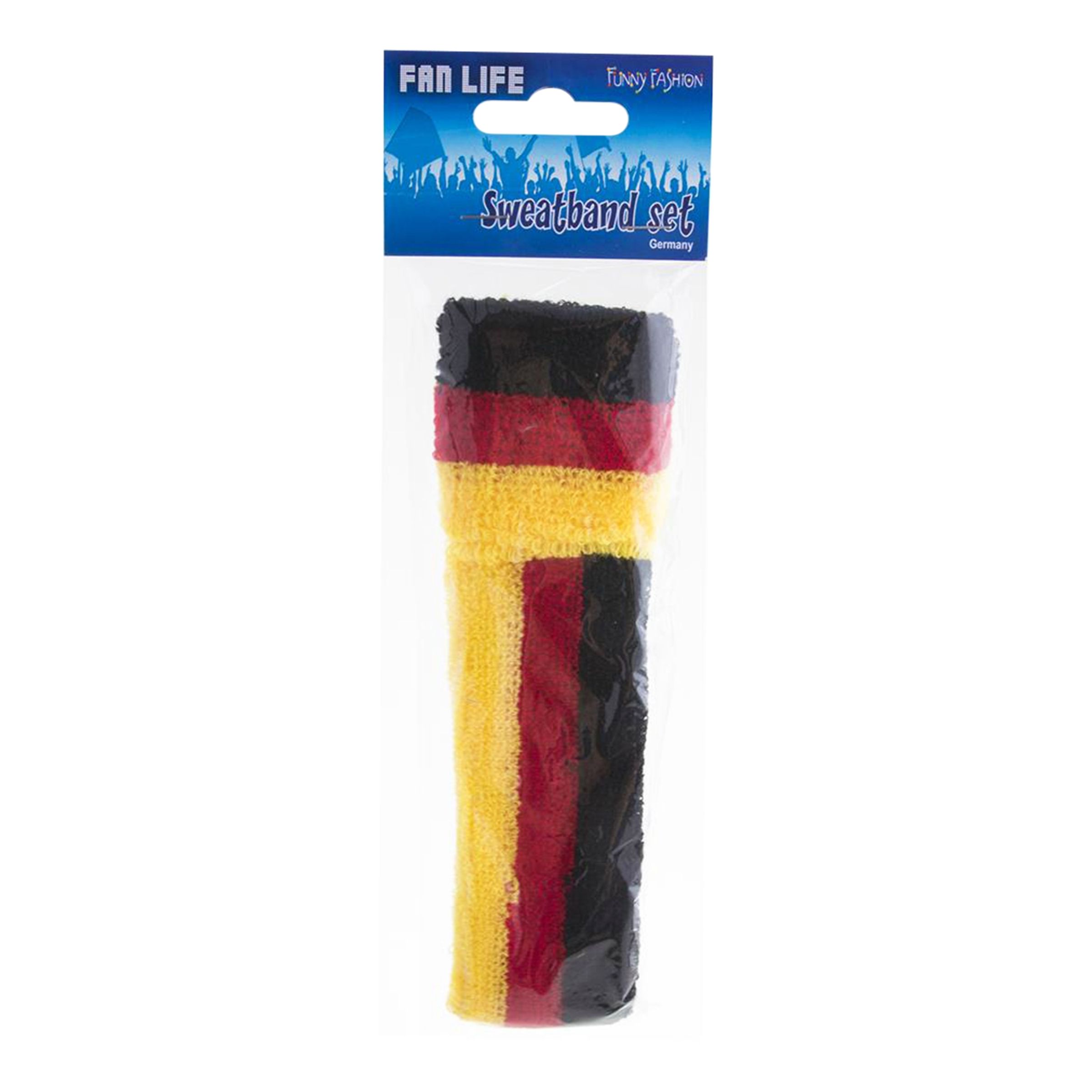 Bild föreställande produkten Svettband Svart/Gul/Röd