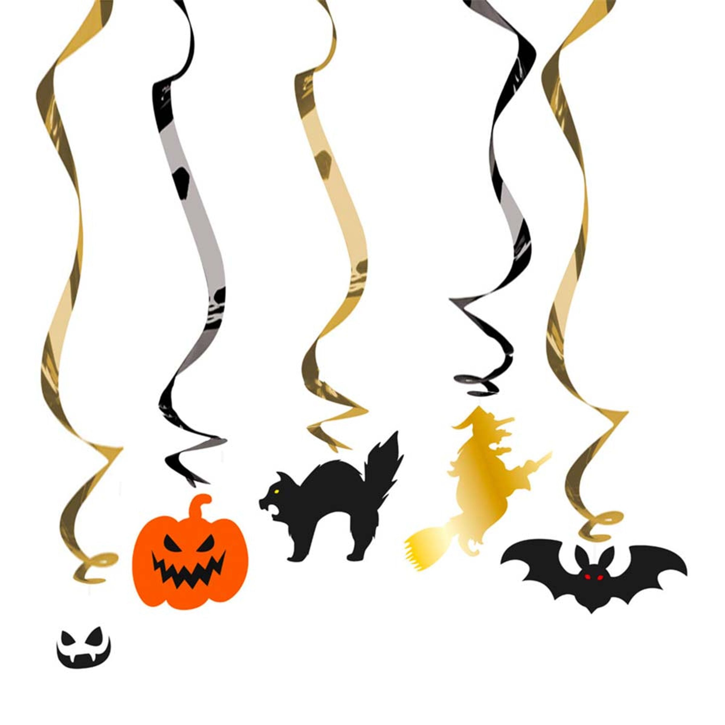 Bild föreställande produkten Swirls Happy Halloween Takdekoration