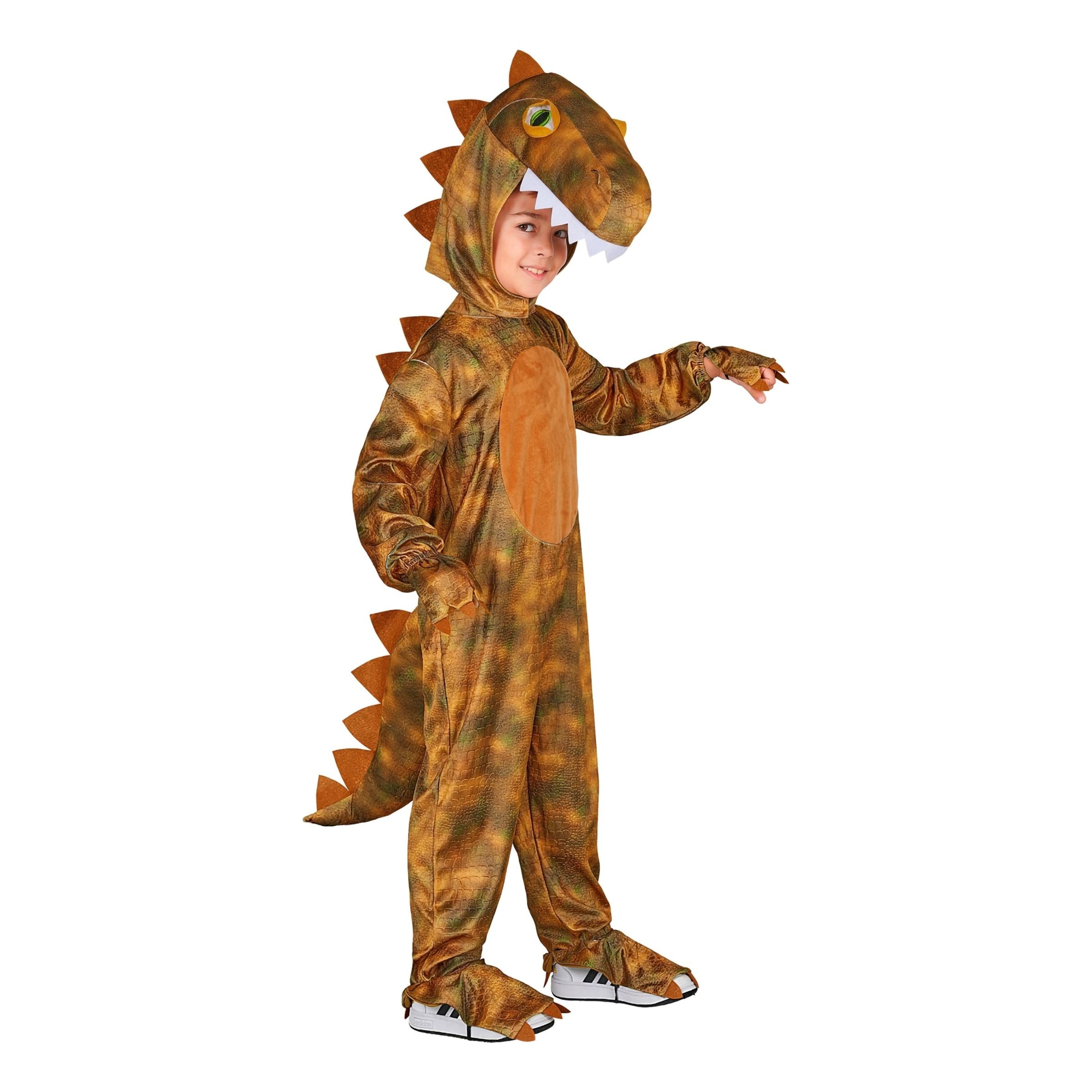 Bild föreställande produkten T-Rex Jumpsuit Barn Maskeraddräkt – Large