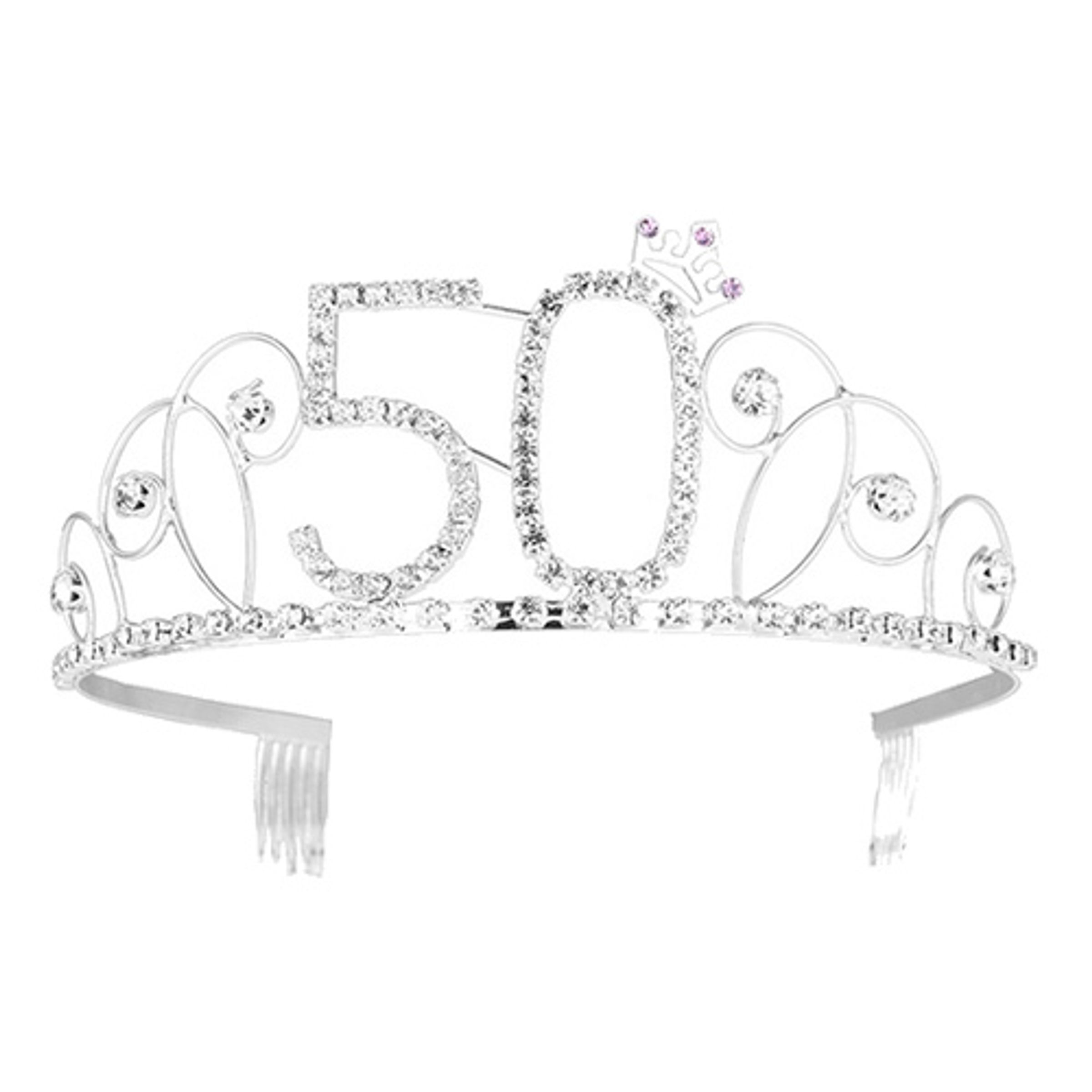 Bild föreställande produkten Tiara med Siffror – Siffra 50