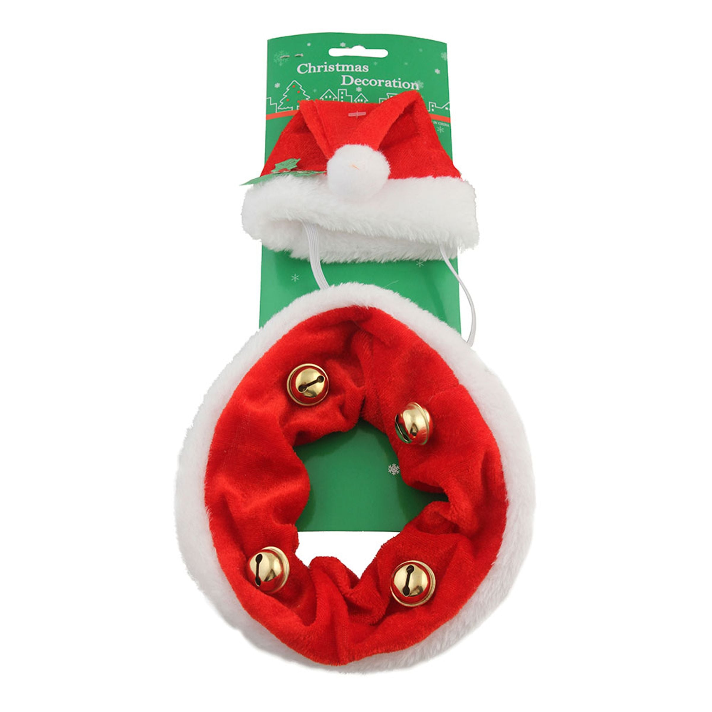 Bild föreställande produkten Tomteluva och Krage för Hund – One size