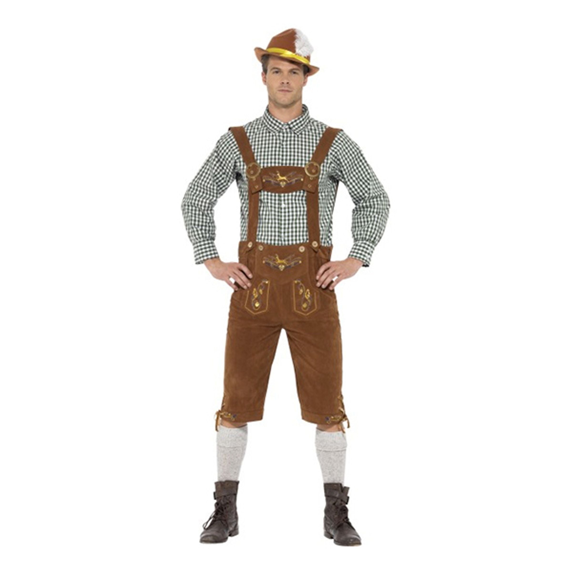 Bild föreställande produkten Traditionell Hanz Deluxe Bavarian Maskeraddräkt – Large