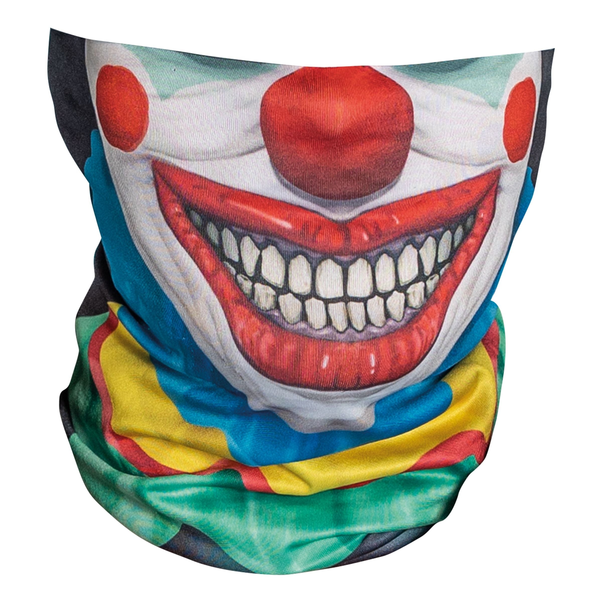 Bild föreställande produkten Tubhalsduk Läskig Clown – One size