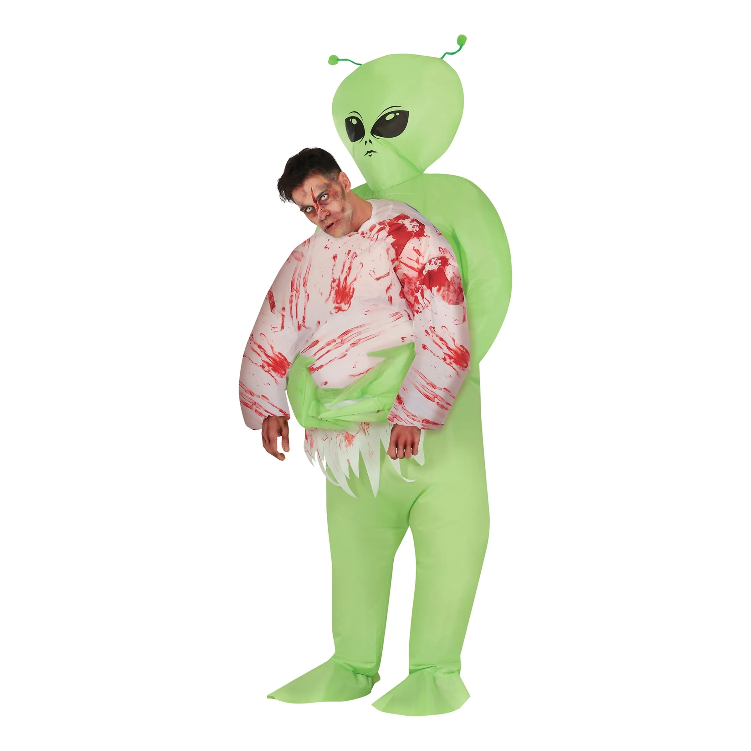 Bild föreställande produkten Uppblåsbar Bärande Alien Zombie Maskeraddräkt – One size