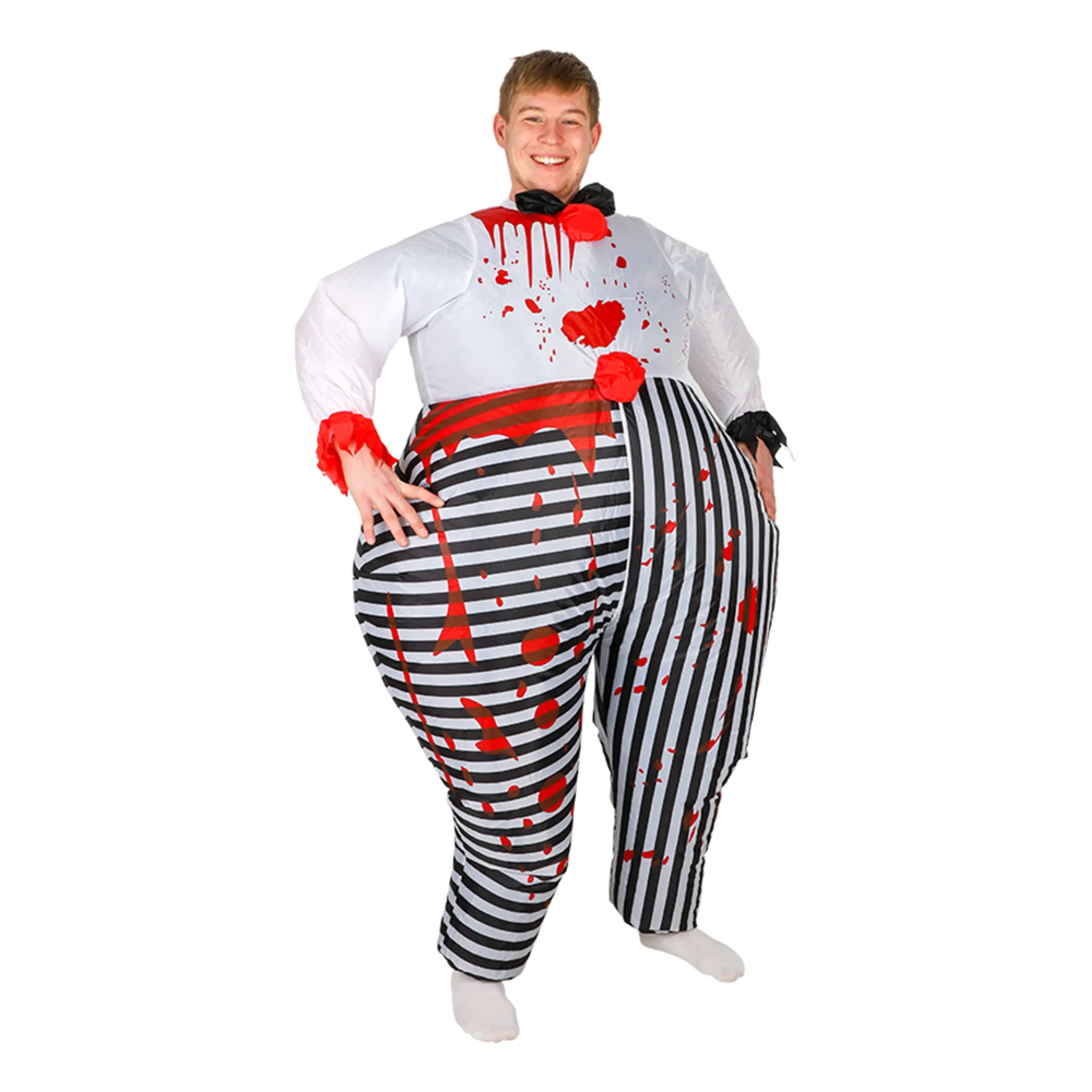 Bild föreställande produkten Uppblåsbar Blodig Clown Maskeraddräkt – One size