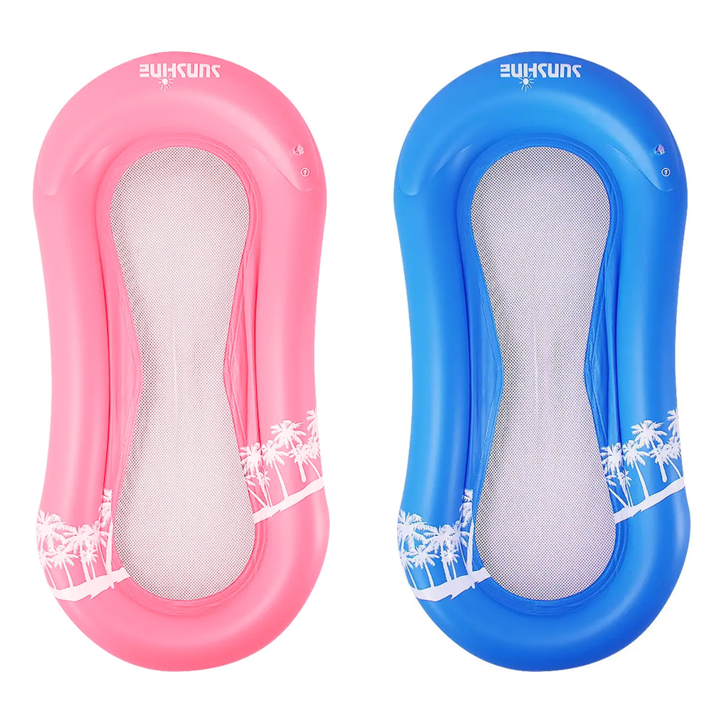 Bild föreställande produkten Uppblåsbar Flytande Hängmatta – Blå