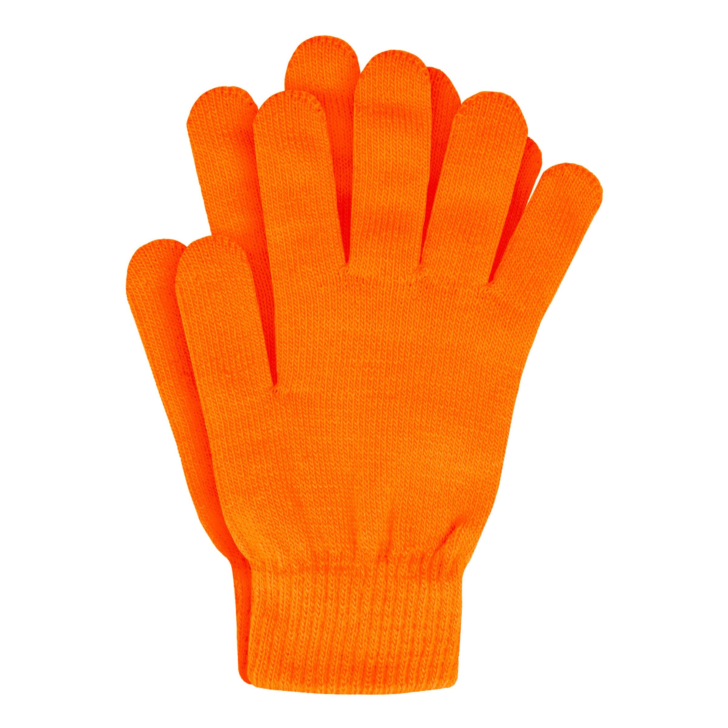 Bild föreställande produkten UV Neon Fingerhandskar – Orange