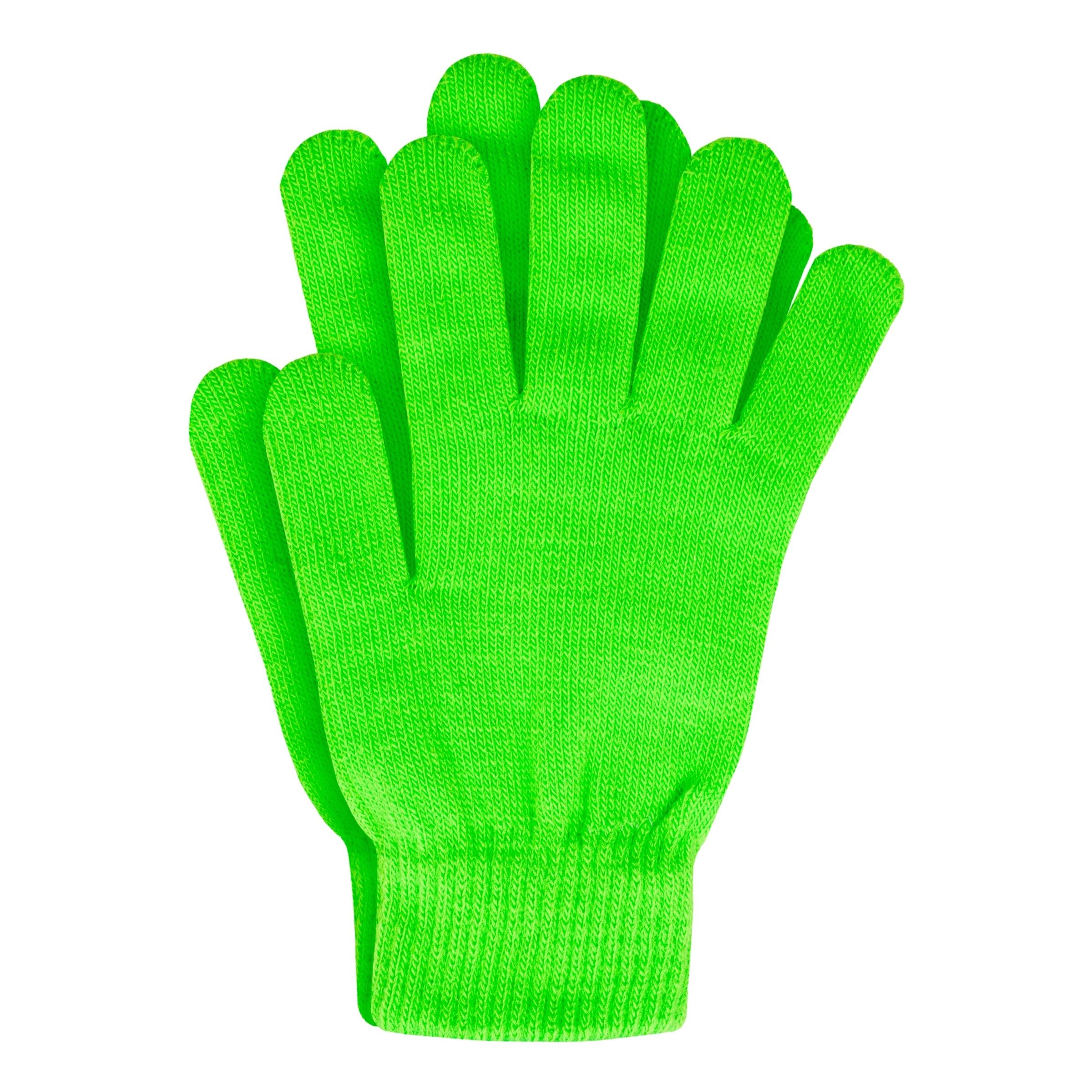 Bild föreställande produkten UV Neon Fingerhandskar – Grön