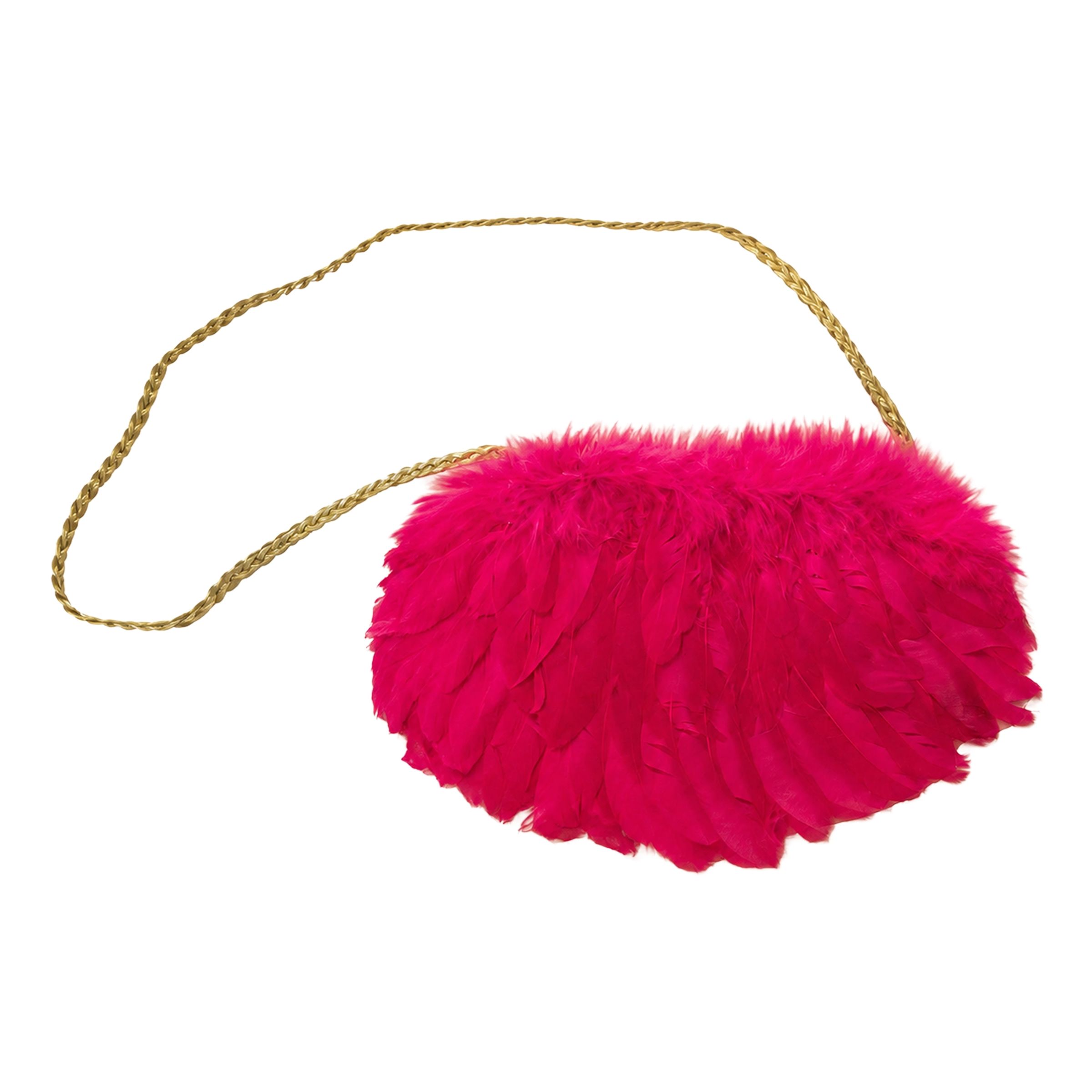 Bild föreställande produkten Väska med Fjädrar Rosa