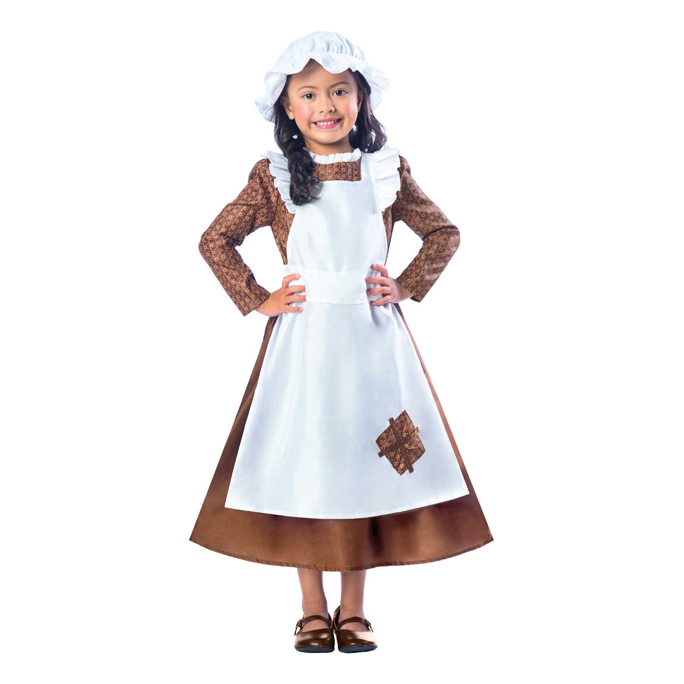 Bild föreställande produkten Viktoriansk Flicka Barn Maskeraddräkt – Small
