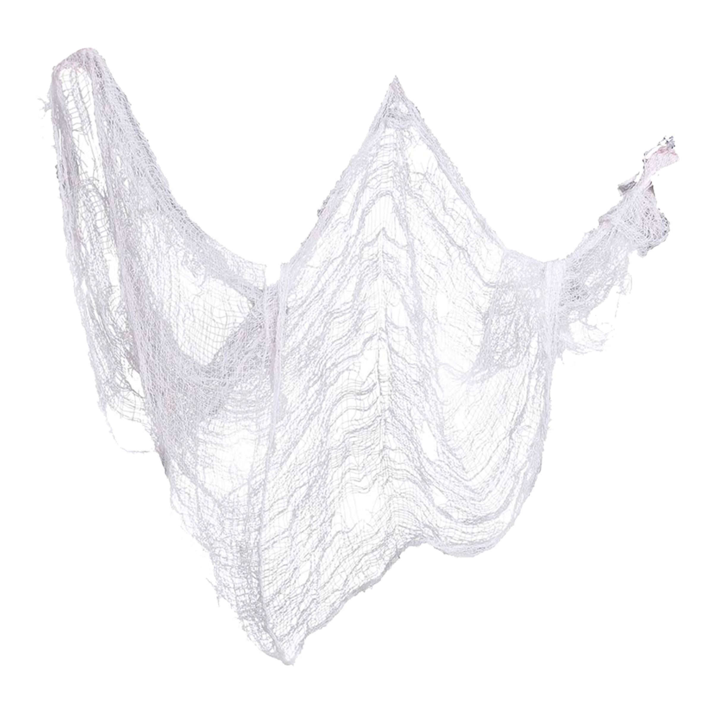 Bild föreställande produkten Vitt Dekorationstyg Halloween – Liten