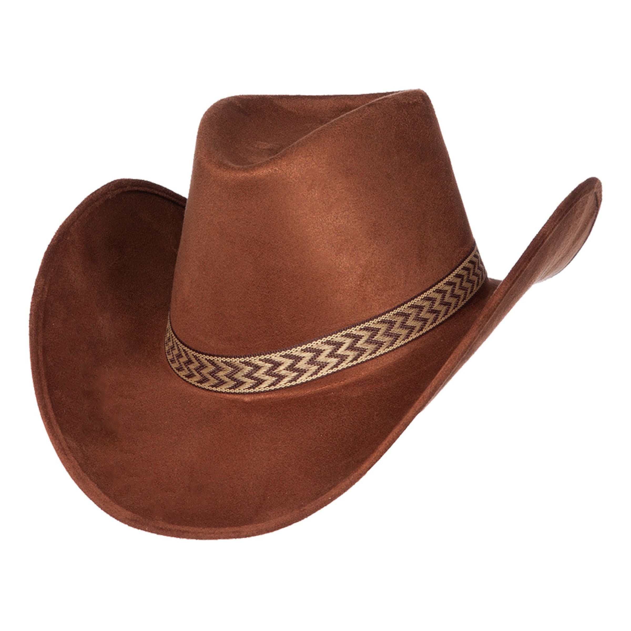 Bild föreställande produkten Western Cowboyhatt Brun – One size