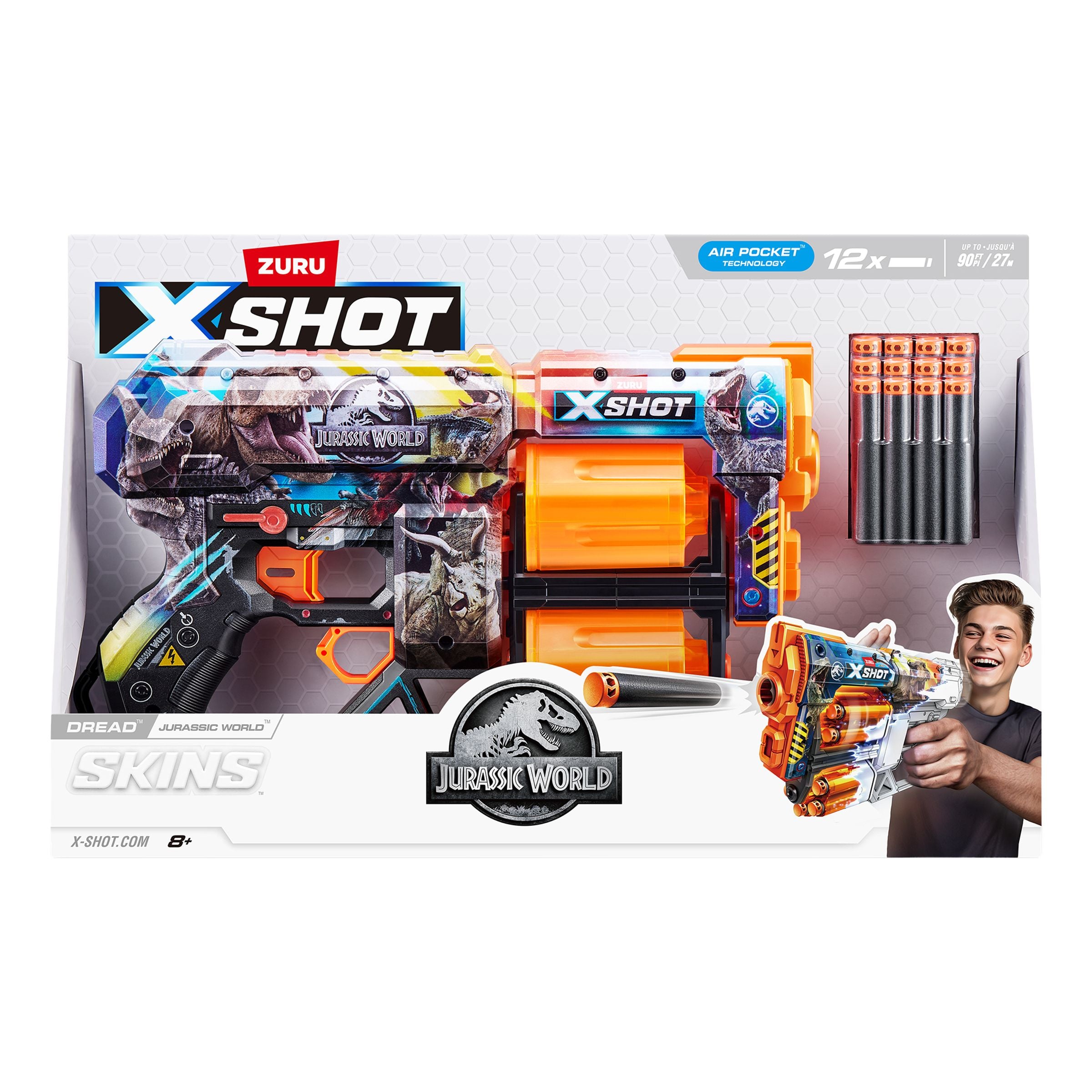 Bild föreställande produkten X-Shot Skins Dread Blaster Jurassic World Skin